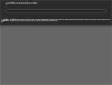 Tablet Screenshot of goldilocssweeps.com